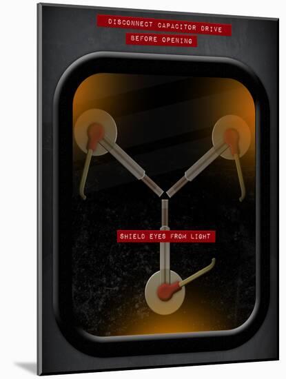 Flux Capacitor-null-Mounted Poster