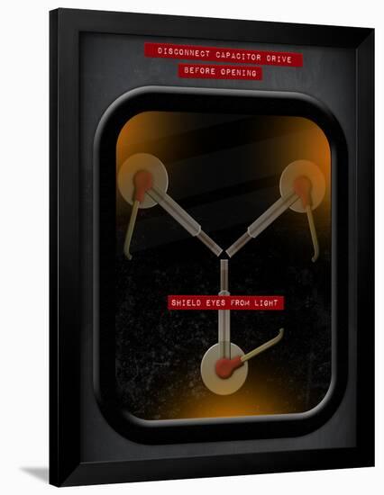 Flux Capacitor-null-Framed Poster