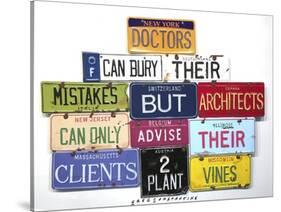 Flwright Doctors Bury Mistakes-Gregory Constantine-Stretched Canvas
