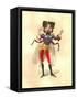 Fly 1873 'Missing Links' Parade Costume Design-Charles Briton-Framed Stretched Canvas