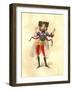 Fly 1873 'Missing Links' Parade Costume Design-Charles Briton-Framed Giclee Print