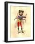 Fly 1873 'Missing Links' Parade Costume Design-Charles Briton-Framed Giclee Print