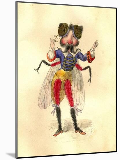 Fly 1873 'Missing Links' Parade Costume Design-Charles Briton-Mounted Giclee Print