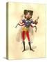 Fly 1873 'Missing Links' Parade Costume Design-Charles Briton-Stretched Canvas