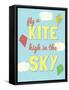 Fly a Kite-null-Framed Stretched Canvas