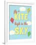 Fly a Kite-null-Framed Art Print