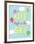 Fly a Kite-null-Framed Art Print