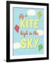 Fly a Kite-null-Framed Art Print