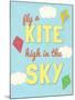 Fly a Kite-null-Mounted Art Print