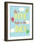 Fly a Kite-null-Framed Art Print