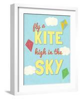 Fly a Kite-null-Framed Art Print