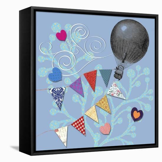 Fly Away Balloon-Art Licensing Studio-Framed Stretched Canvas