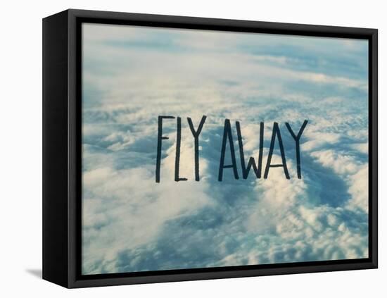 Fly Away Clouds-Leah Flores-Framed Stretched Canvas
