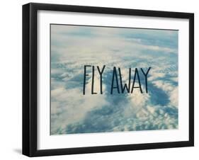 Fly Away Clouds-Leah Flores-Framed Giclee Print