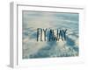 Fly Away Clouds-Leah Flores-Framed Giclee Print