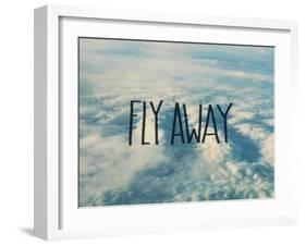 Fly Away Clouds-Leah Flores-Framed Giclee Print