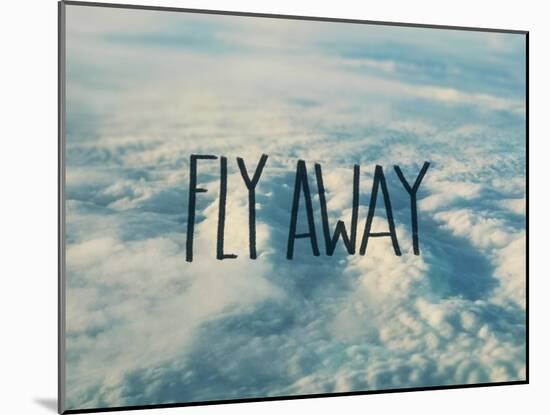 Fly Away Clouds-Leah Flores-Mounted Giclee Print