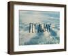 Fly Away Clouds-Leah Flores-Framed Giclee Print