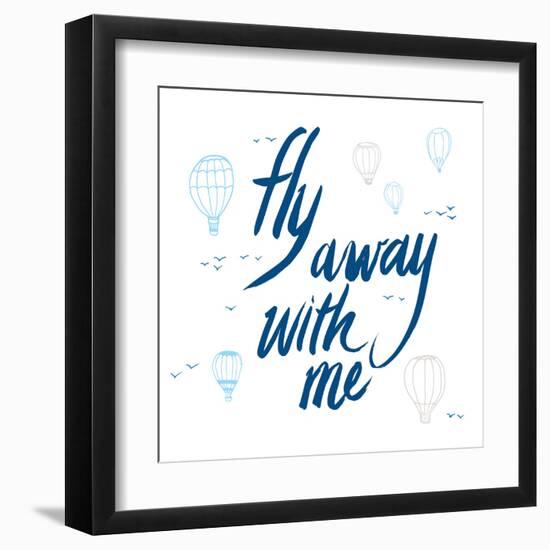 Fly Away With Me-Wild Apple Portfolio-Framed Art Print