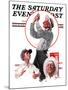 "Fly Ball," Saturday Evening Post Cover, July 28, 1923-Elbert Mcgran Jackson-Mounted Giclee Print