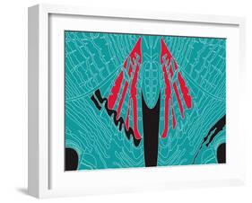 Fly Blueprint-Belen Mena-Framed Giclee Print