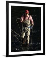 Fly Fisherman, Florida, USA-null-Framed Photographic Print