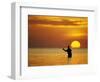 Fly Fisherman in the Florida Keys, Florida, USA-null-Framed Photographic Print