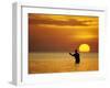 Fly Fisherman in the Florida Keys, Florida, USA-null-Framed Photographic Print