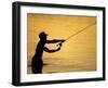 Fly Fisherman in the Florida Keys, Florida, USA-null-Framed Photographic Print