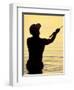 Fly Fisherman in the Florida Keys, Florida, USA-null-Framed Photographic Print