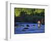 Fly Fisherman, USA-null-Framed Photographic Print