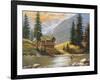 Fly Fisherman-John Zaccheo-Framed Giclee Print