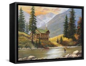 Fly Fisherman-John Zaccheo-Framed Stretched Canvas