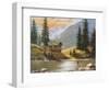 Fly Fisherman-John Zaccheo-Framed Giclee Print