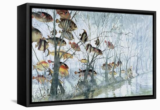 Fly Fishing, 1992-Lucy Willis-Framed Stretched Canvas