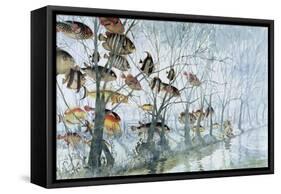 Fly Fishing, 1992-Lucy Willis-Framed Stretched Canvas