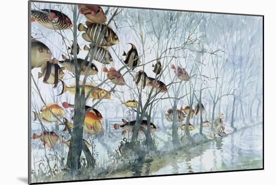 Fly Fishing, 1992-Lucy Willis-Mounted Giclee Print