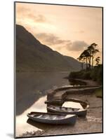 Fly Fishing Boats, Connemara National Park, Connemara, Co, Galway, Ireland-Doug Pearson-Mounted Photographic Print