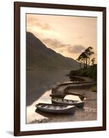 Fly Fishing Boats, Connemara National Park, Connemara, Co, Galway, Ireland-Doug Pearson-Framed Photographic Print