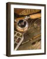 Fly Fishing Equipment-Tom Grill-Framed Photographic Print