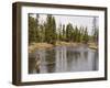 Fly Fishing, Firehole River, Yellowstone National Park, UNESCO World Heritage Site, Wyoming, USA-Pitamitz Sergio-Framed Photographic Print