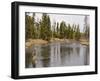 Fly Fishing, Firehole River, Yellowstone National Park, UNESCO World Heritage Site, Wyoming, USA-Pitamitz Sergio-Framed Photographic Print