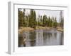 Fly Fishing, Firehole River, Yellowstone National Park, UNESCO World Heritage Site, Wyoming, USA-Pitamitz Sergio-Framed Photographic Print