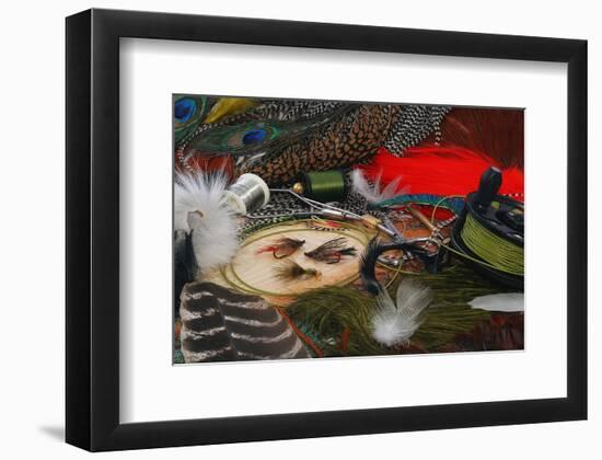 Fly-Fishing: Flies Accessories-null-Framed Art Print