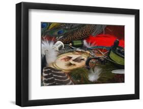 Fly-Fishing: Flies Accessories-null-Framed Art Print