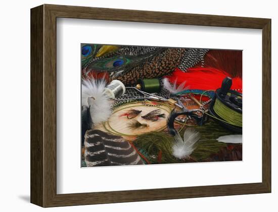 Fly-Fishing: Flies Accessories-null-Framed Art Print