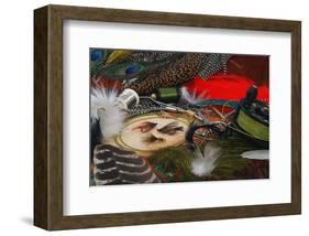 Fly-Fishing: Flies Accessories-null-Framed Art Print