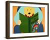 Fly Fishing For Beginners Yellow-Stephen Huneck-Framed Giclee Print