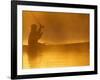 Fly Fishing from a Canoe-Richard Hamilton Smith-Framed Photographic Print