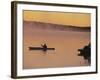 Fly-fishing in Lake Muskoka-Henry Georgi-Framed Photographic Print